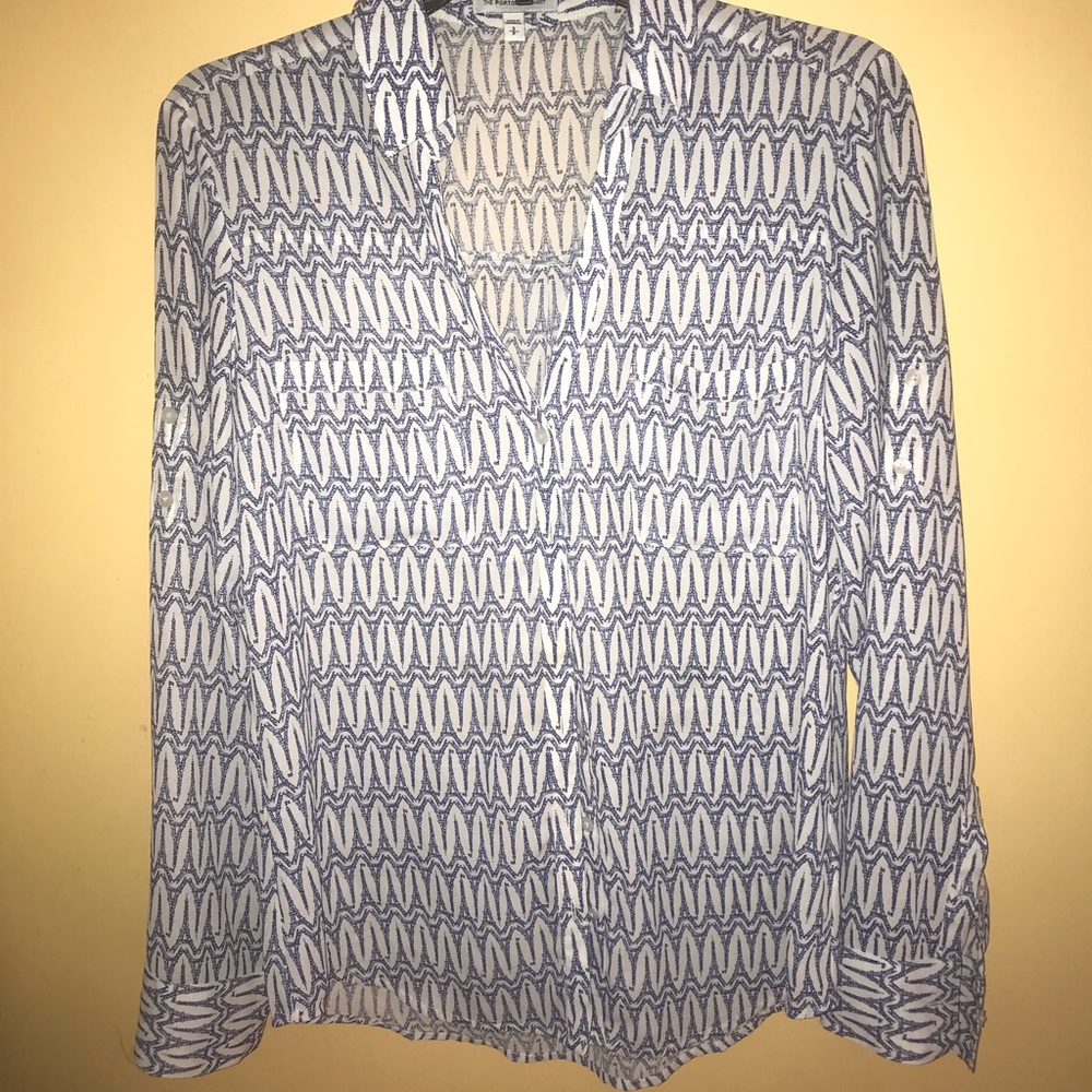 Silky formal long sleeve button up!